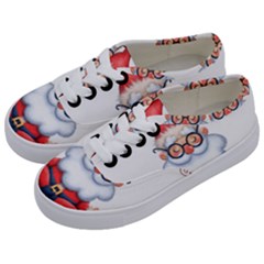 Santa Glasses Yoga Chill Vibe Kids  Classic Low Top Sneakers