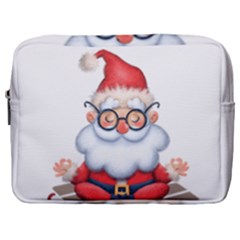 Santa Glasses Yoga Chill Vibe Make Up Pouch (Large)