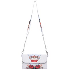 Santa Glasses Yoga Chill Vibe Mini Crossbody Handbag