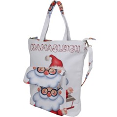 Santa Glasses Yoga Chill Vibe Shoulder Tote Bag