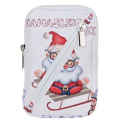 Santa Glasses Yoga Chill Vibe Belt Pouch Bag (Small)