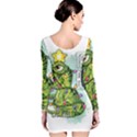 Dinosaur T-rex Dino Tyrannasaurus Long Sleeve Bodycon Dress View2