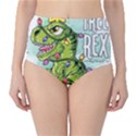 Dinosaur T-rex Dino Tyrannasaurus Classic High-Waist Bikini Bottoms View1