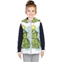 Dinosaur T-rex Dino Tyrannasaurus Kids  Hooded Puffer Vest View1