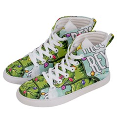 Dinosaur T-rex Dino Tyrannasaurus Men s Hi-Top Skate Sneakers