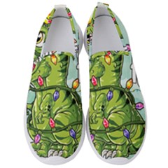 Dinosaur T-rex Dino Tyrannasaurus Men s Slip On Sneakers