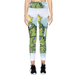 Dinosaur T-rex Dino Tyrannasaurus Pocket Leggings 