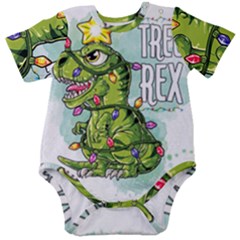 Dinosaur T-rex Dino Tyrannasaurus Baby Short Sleeve Bodysuit