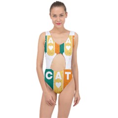 Cat Kitten Pet Animal Feline Cat Center Cut Out Swimsuit