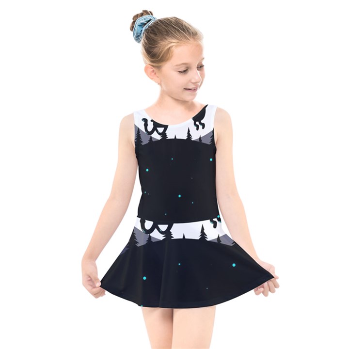 Cartoon  Adventure Time Kids  Skater Dress Swimsuit