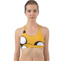 Adventure Time Cartoon Face Funny Happy Toon Back Web Sports Bra View1