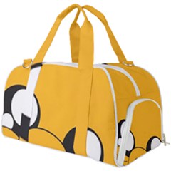 Adventure Time Cartoon Face Funny Happy Toon Burner Gym Duffel Bag by Bedest