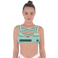 Adventure Time Bmo Beemo Green Bandaged Up Bikini Top by Bedest