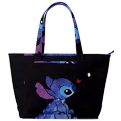 Stitch Love Cartoon Cute Space Back Pocket Shoulder Bag 