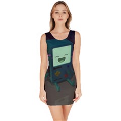 Bmo In Space  Adventure Time Beemo Cute Gameboy Bodycon Dress