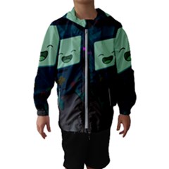 Bmo In Space  Adventure Time Beemo Cute Gameboy Kids  Hooded Windbreaker by Bedest