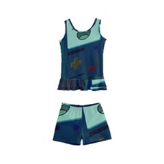 Bmo In Space  Adventure Time Beemo Cute Gameboy Kids  Boyleg Swimsuit by Bedest