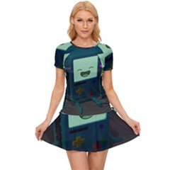 Bmo In Space  Adventure Time Beemo Cute Gameboy Women s Sports Wear Set by Bedest