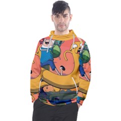 Finn And Jake Adventure Time Bmo Cartoon Men s Pullover Hoodie by Bedest