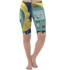 Cartoon Bmo Adventure Time Cropped Leggings 