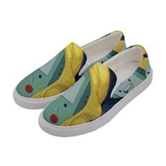 Cartoon Bmo Adventure Time Women s Canvas Slip Ons by Bedest