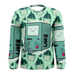 Adventure Time Bmo Men s Long Sleeve T-shirt by Bedest