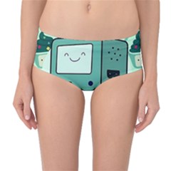 Adventure Time Bmo Mid-waist Bikini Bottoms by Bedest