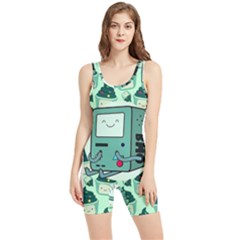 Adventure Time Bmo Women s Wrestling Singlet by Bedest