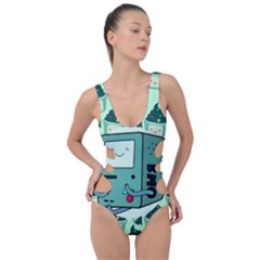 Adventure Time Bmo Side Cut Out Swimsuit