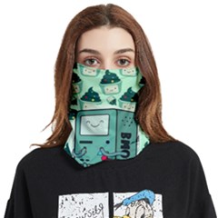 Adventure Time Bmo Face Covering Bandana (two Sides) by Bedest