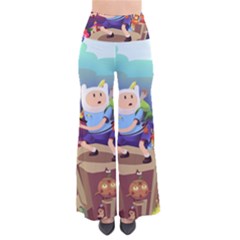 Cartoon Adventure Time Finn Princess Bubblegum Lumpy Space So Vintage Palazzo Pants