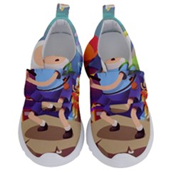 Cartoon Adventure Time Finn Princess Bubblegum Lumpy Space Kids  Velcro No Lace Shoes