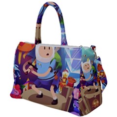Cartoon Adventure Time Finn Princess Bubblegum Lumpy Space Duffel Travel Bag