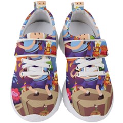 Cartoon Adventure Time Finn Princess Bubblegum Lumpy Space Kids  Velcro Strap Shoes