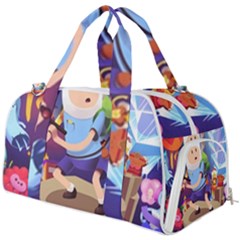 Cartoon Adventure Time Finn Princess Bubblegum Lumpy Space Burner Gym Duffel Bag by Bedest
