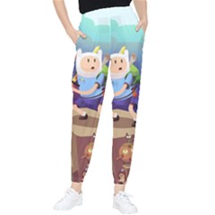 Cartoon Adventure Time Finn Princess Bubblegum Lumpy Space Women s Tapered Pants