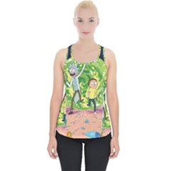 Rick And Morty Adventure Time Cartoon Piece Up Tank Top by Bedest