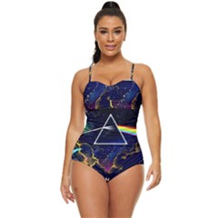 Trippy Kit Rick And Morty Galaxy Pink Floyd Retro Full Coverage Swimsuit by Bedest