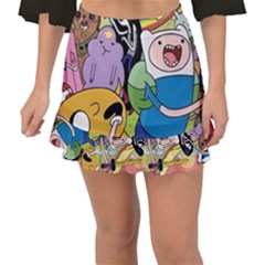 Adventure Time Finn  Jake Fishtail Mini Chiffon Skirt by Bedest