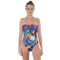 Adventure Time Finn  Jake Marceline Tie Back One Piece Swimsuit by Bedest