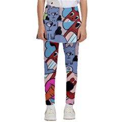 Graffiti Monster Street Theme Kids  Skirted Pants