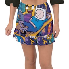 Adventure Time Finn  Jake Marceline Fishtail Mini Chiffon Skirt by Bedest