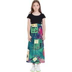 Adventure Time America Halloween Kids  Flared Maxi Skirt by Bedest