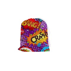 Crash Bang Adventure Time Art Boom Graffiti Drawstring Pouch (small) by Bedest