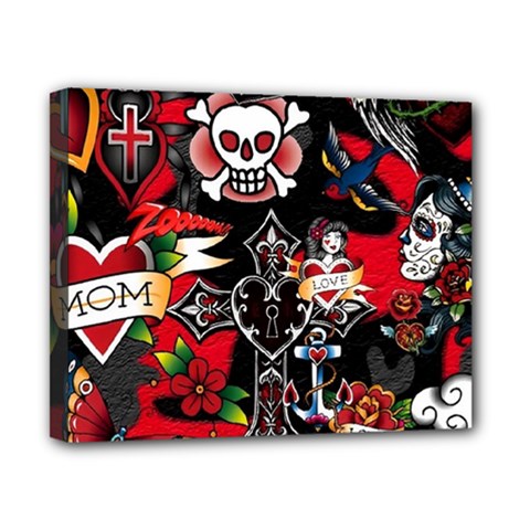 Graffiti Tatoo Skate Art Boom Canvas 10  X 8  (stretched)