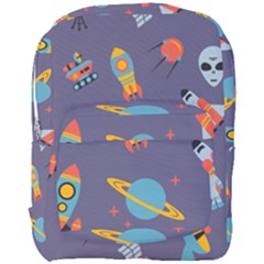 Space Seamless Patterns Full Print Backpack