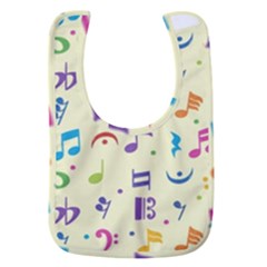 Seamless Pattern Musical Note Doodle Symbol Baby Bib by Hannah976