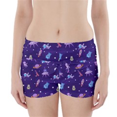 Space Seamless Pattern Boyleg Bikini Wrap Bottoms by Hannah976