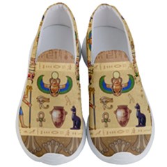 Egypt Horizontal Illustration Men s Lightweight Slip Ons