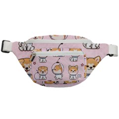 Set Kawaii Smile Japanese Dog Akita Inu Cartoon Fanny Pack by Hannah976